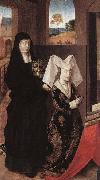 Petrus Christus Isabel of Portugal with St Elizabeth oil on canvas